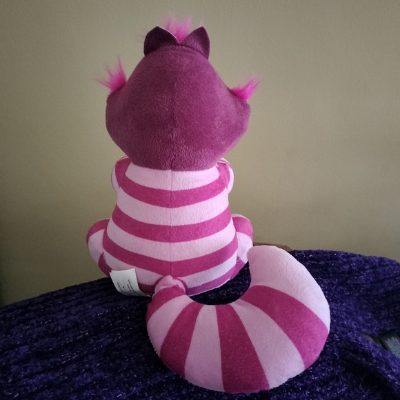 Disney Alice in Wonderland Cheshire Cat Pink Stuffed Plush Animal - Picture 5 of 8